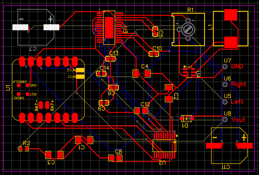 Aux to Bluetooth PCB